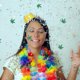 thumbnail image 4 of KAKOWELY 100 piezas de confeti de mesa para fiesta de jungla, confeti de hojas tropicales con purpurina para fiesta hawaiana, 4 of 4