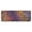 Purple and Orange, variant on Red Cheetah Leopard Pattern Kitchen Rug Mat,Kitchen Runner Rugs Non Skid Washable,Decorative Kitchen Floor Mats for Kitchen,Sink,Laundry,17"x47.2"