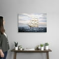 thumbnail image 2 of Great Big Canvas "Clipper Ship"  by Jack Wemp Black Brown   Wrapped Canvas Print Wall Artwork, 2 of 7