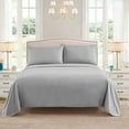 thumbnail image 2 of Sweet Home Collection 1500 Series Bed Sheets - Extra Soft Microfiber Deep Pocket Sheet Set - Silver, RV Queen, 2 of 6