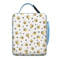 thumbnail image 6 of Honeycomb Insulated Lunch Bag Box Student Reusable Lunch Bag Water-Resistant Lunch Tote Portable Bag Office Hiking, 6 of 6