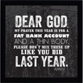 thumbnail image 1 of Artistic Reflections AR138 12 x 12 Po Cher Dieu Inspiration Typographie Art Print, 1 of 1