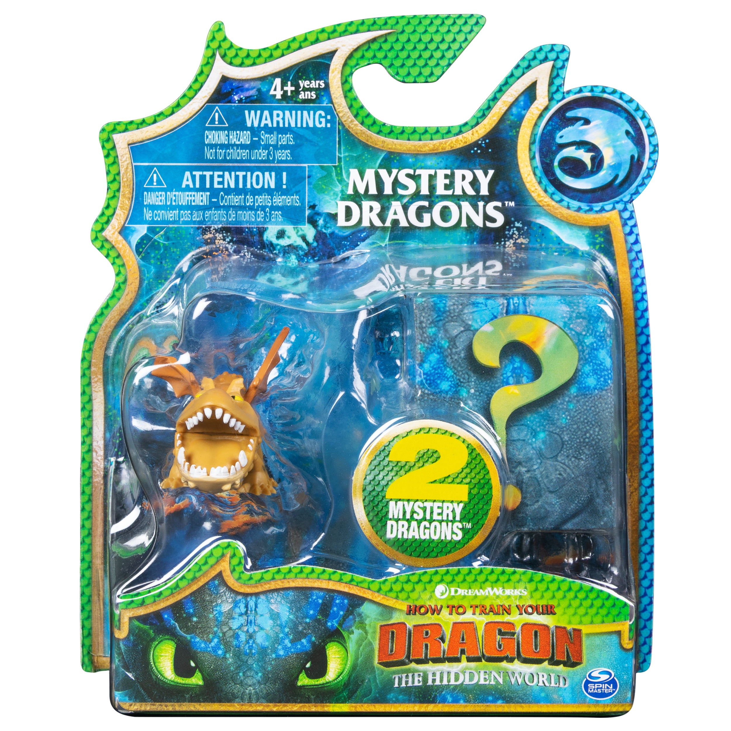 DreamWorks Dragons, Meatlug Mystery Dragons 2-Pack, Collectible Dragon Figures, for Kids Aged 4