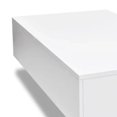 thumbnail image 4 of Coffee Table, High Gloss White, 33 Inch Rectangular Modern Platform, 4 of 5