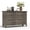 Grey, variant on Farmhouse Black Dresser for Bedroom with 6 Drawer, Double Dresser TV Stand with Vintage Handle, Wide Wood Dressers & Chests of Drawers, 6 Drawer Dressers for Bedroom, Living Room, Hallway