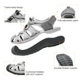 thumbnail image 2 of Dream Pairs Men's Casual Hiking Sandals Comfort Outdoor Sport Fisherman Sandals 160912-M-New Grey/Black Size 6.5, 2 of 6