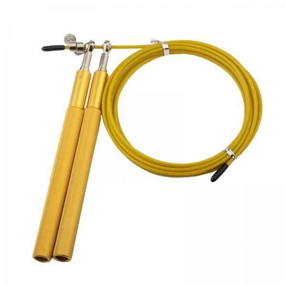 Cuerda De Saltar Strade Fareast Limited 3xSpeed 300 Cm De Longitud Ajustable Duradera Para Fitness Boxeo Fina Dorada