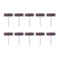 thumbnail image 5 of AUTOTOOLHOME Paquete de 10 lijadora de rueda abrasiva de grano 80 vástago de 1/8 pulgadas para taladro pulido ruedas de lijado herramienta rotativa, 5 of 5