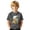 001-Dark Gray183, variant on Tropical Beach Graphic Tee for Little Boy Crew Neck Short Sleeve Bavarian Pullover Top Oktoberfest Casual Blouse