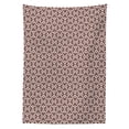 thumbnail image 3 of Ambesonne Floral Tablecloth Rectangular Table Cover, Abstract Classical Motifs, 60"x90", Brown and White, 3 of 4
