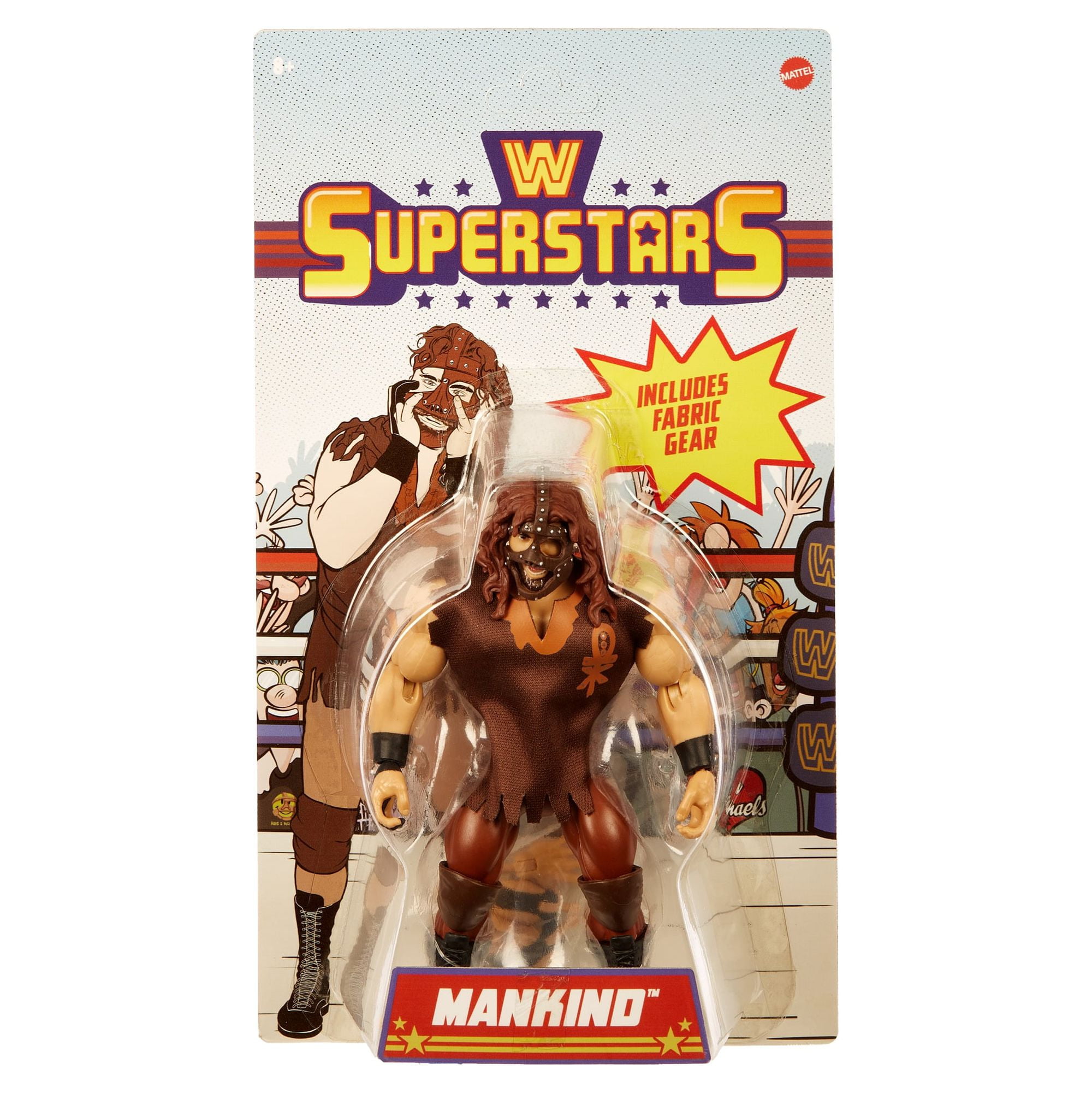 WWE Wrestling: Mankind Superstars Action Figure for 8Y+ Kids