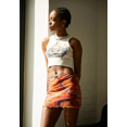 thumbnail image 1 of goowrom Ladies Country Style Printing Stringy Selvedge Bust Skirt, 1 of 2