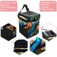 thumbnail image 2 of Peacock Foldable Car Trash Bin with Lid, Leak-Proof, Hanging Storage Bag - Trash Can for Car, Car Garbage Can, 2 of 6
