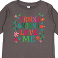 thumbnail image 4 of Inktastic Nonna and Nonno Love Me Girls Long Sleeve Toddler T-Shirt, 4 of 5