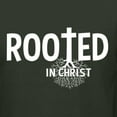 thumbnail image 5 of Wild Bobby Rooted in Christ Inspirational/Christian Women Graphic Tee, Forest Green, Large, 5 of 5