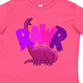 thumbnail image 4 of Inktastic Lil' Purple Bronto Rawr Boys or Girls Toddler T-Shirt, 4 of 5