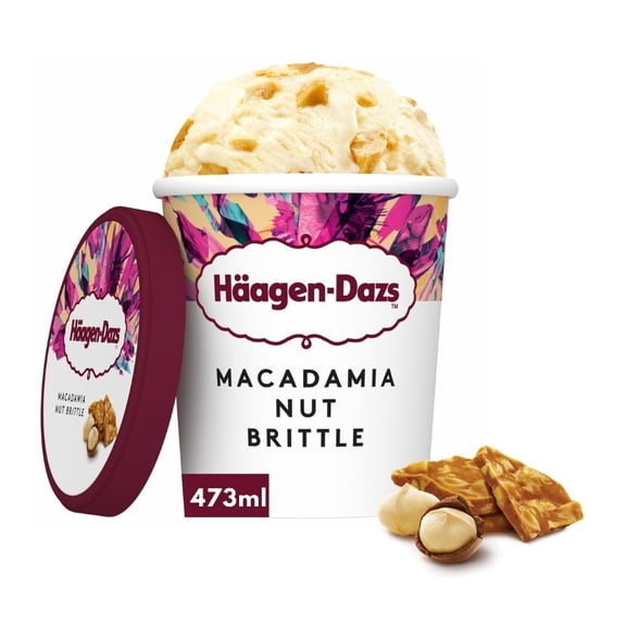Helado Haagen Dazs macadamia 473 ml
