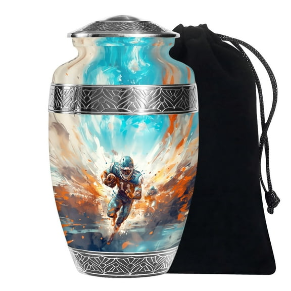 Eagle Decorative Urn For Adult Ashes Man Large Urns For Human Female Mom