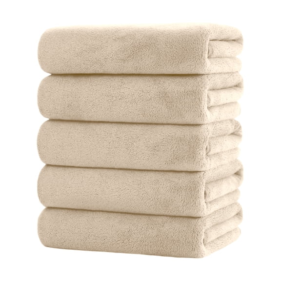 Cotton Towel Set, Soft & Absorbent Bath Towels, Quick-Drying Face & Hand Towels for Adults, Home & Travel Use