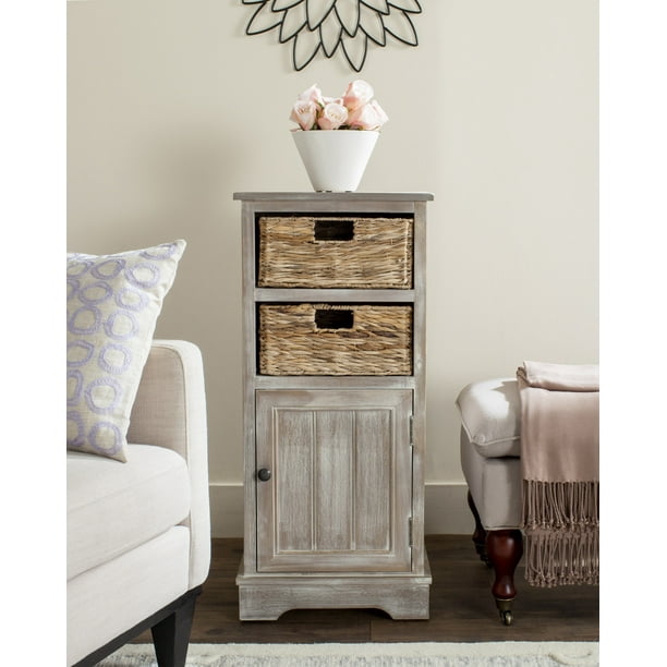 Safavieh Connery Solid Nautical 2 Wicker Basket Storage