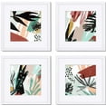 thumbnail image 4 of ArtbyHannah 4 piece 10x10 inch Botanical Gallery Wall Frame Set, White Square Picture Frame Set for Home and Office, 4 of 10
