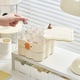 thumbnail image 5 of Caja Organizadora de Almacenamiento de Cosméticos | Unidad de cajones de maquillaje de escritorio de gran capacidad | Organizador de tocador de plástico transparente con tapa abatible impermeable, 5 of 6