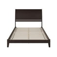 thumbnail image 6 of AFI Portland Queen Low Profile Wood Platform Bed Frame with Sleigh Headboard, Espresso, 6 of 8