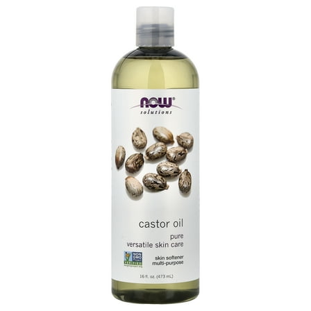 Now, 100% Pure Castor Oil for Skincare, 16 oz