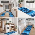 thumbnail image 5 of Blue Tie Dye Spiral Pattern Kitchen Rugs Sets Of 3,Kitchen Runner Rugs Non Skid Washable,Decorative Kitchen Floor Mats for Kitchen,Sink,Laundry,17"x30"+ 17"x47" + 17"x59", 5 of 6