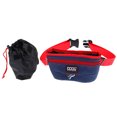 thumbnail image 2 of DOOG - Good Dog Drawstring Treat & Training Pouch with Fanny Pack Waist Belt (Includes 20 Free Waste Bags) - Navy Blue/Red, 2 of 3