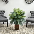 thumbnail image 6 of Nearly Natural Green 38" Areca with Decorative Planter Silk Plant, 6 of 6