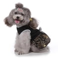 thumbnail image 3 of Vestidos de Halloween para perros, falda, calabaza, araña, ropa para mascotas, disfraz compatible con cachorros y gatos, 3 of 5