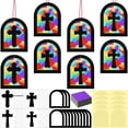 thumbnail image 1 of Kit de manualidades con forma de cruz religiosa Chiisong con papel de seda, 1 of 6