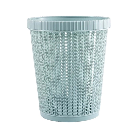 MOQIN Small Trash Can, Wastebasket Garbage Can with 5pcs Garbage Bags Container Bins for Bathrooms, Laundry Room, Kitchens, Offices, Kids Rooms, Dorms