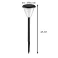 thumbnail image 3 of Kayannuo Christmas Solar Light for Stage, LED Waterproof Lights Outdoor, Lawn-Lamp for Holiday Party Decoration, Solar Powered Garden Lights for Walkway Pack of 2 Christmas Decorations, 3 of 9