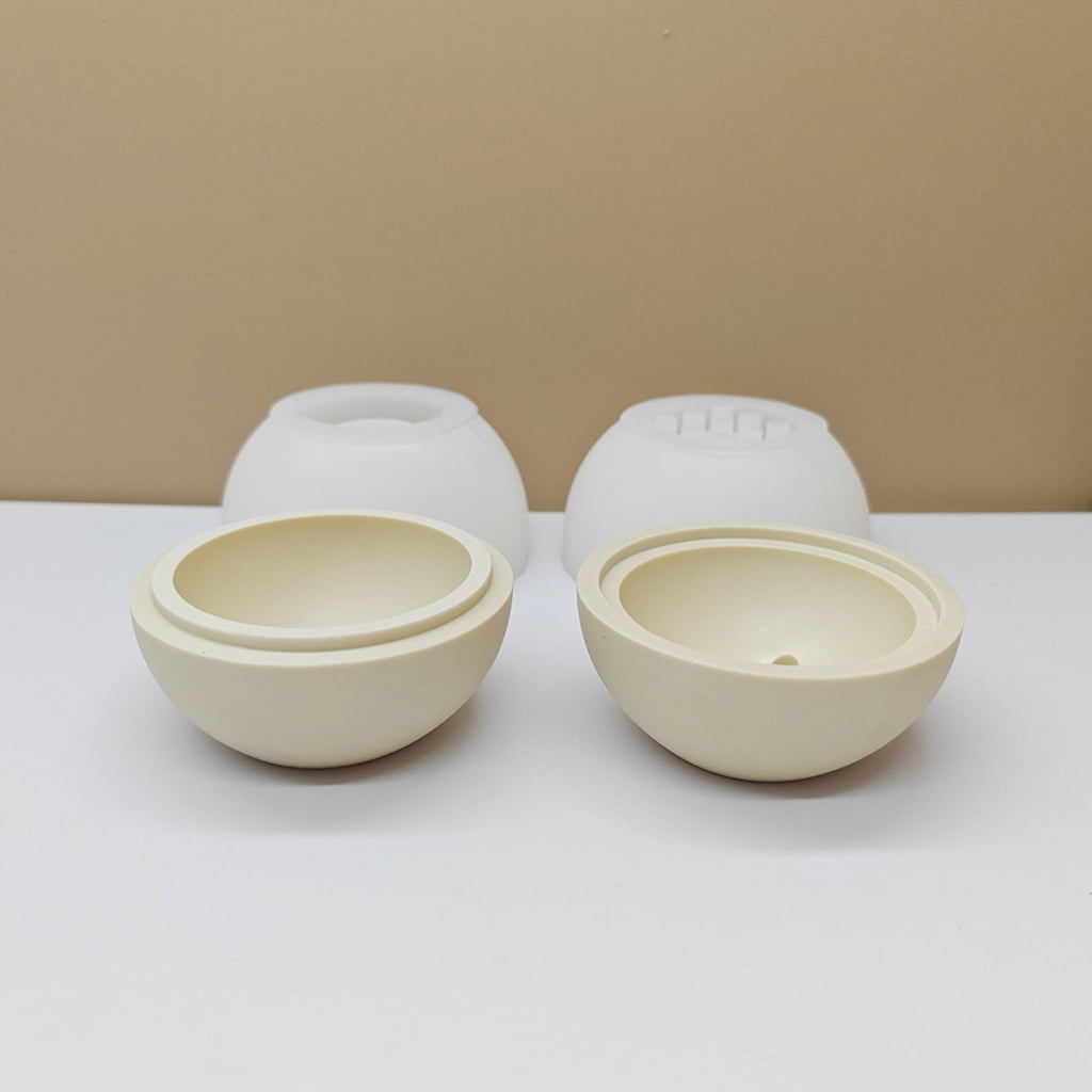 WINDLAND Versatile Silicone Mold Reusable Candle Tray Molds Silicone Censer Molds Perfect for Crafting Concrete Aromatherapy Cups