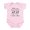 Petal Pink, variant on CafePress - I Stack Chips Body Suit - Baby Light Bodysuit, Size Newborn - 24 Months