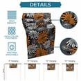 thumbnail image 6 of Orange Black Flowers Table Runner 72 Inches, Abstract Botanical Floral Plant Bed Runner Dresser Scarves Tabletop for Indoor Outdoor Parties/Ceremony/Banquet, 14" x 72", 6 of 9