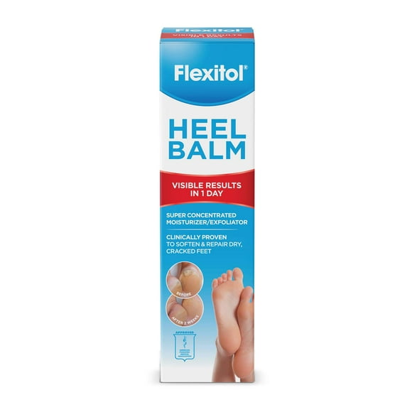 Crema para pies Flexitol, bálsamo para talones, rico en humectantes, 120 ml
