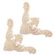 thumbnail image 4 of Wood Applique Unpainted for DIY Khaki Wood Adds European Charm to Furniture and Walls 2 Pieces, 4 of 5