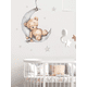 thumbnail image 4 of Calcomanía de vinilo para pared pegatina artística decoración creativa para el hogar Vinil para pared vinil decorativo para cuarto de niña osito durmiendo pegatina para recamara decoracion del hogar Nu Labs Vinil Decorativo Osito Durmiendo, 4 of 5