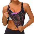 thumbnail image 3 of Picia Bird4 Sports Bra for Women,Padded Strappy Sports Bras Medium Support Yoga Bra with Removable Cups,Running Yoga Bra-Medium, 3 of 9