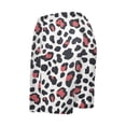 thumbnail image 5 of Men’s Sleep Shorts Relaxed Fit Lounge Pants with Pockets Mens Pajama Loungewear Home Wear Comfort Dark Red Leopard Print X-Large, 5 of 7