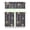 goth01, variant on Hemp Leaf Print Kitchen Curtains Set of 3, Minimalist Tier Curtains with Valance, Semi-Sheer Farmhouse Style Window Treatments