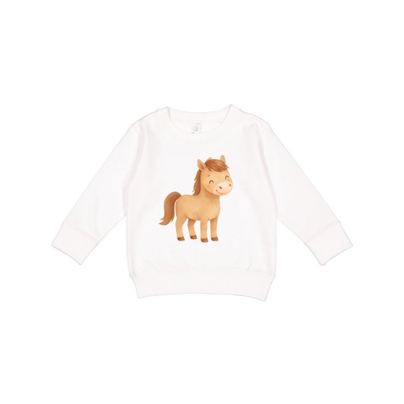 Inktastic Cute Pony Toddler Sweatshirt