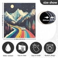thumbnail image 5 of Yayeee Magnetic Dishwasher Cover for The Front Decoration Home Kitchen Machine Sticker Protector, Evening Mountain Road, 5 of 6
