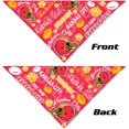 thumbnail image 2 of San Francisco Football Pet Reversible Dog Bandana Gifts for Dogs Cats Cotton Triangle Bid Scarf for Puppy Small Dog, 2 of 6