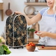 thumbnail image 3 of HELLHERO Fallen Leaves Coffee Machine Dust Cover for Kitchen Counter Handle for Home Kitchen with Reusable, 3 of 6