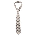 thumbnail image 2 of Gaeub Cartoon Tractor Men's Classic Woven Jacquard Necktie Perfect for Weddings & Parties, 2 of 7