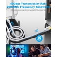 thumbnail image 3 of Cable Ethernet DDMALL CAT 8 de 20 pies/6 m de alta velocidad, 40 Gbps, 2000 MHz, 3 of 9
